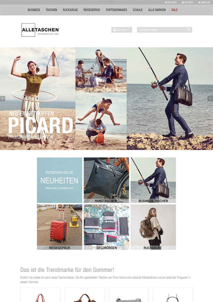 Alletaschen Onlineshop